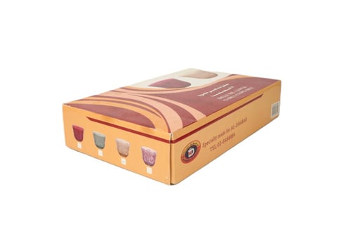 طقم فناجين قهوة زجاجية فاخرة – 12 قطعة من آل الغرب