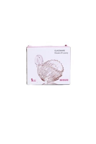 صحن مكسرات زجاج بشكل بطة – لمسة جمالية لطاولة ضياف...