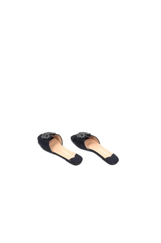 حذاء نسائي ساتان أنيق مقاس 39 – صناعة إيطالية بتصم...