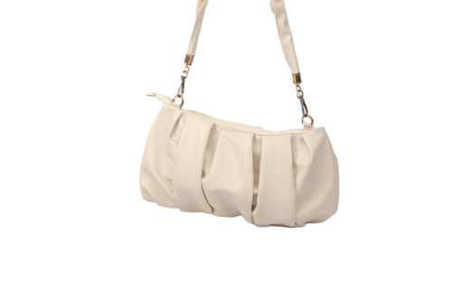 حقيبة نسائية بيج لامعة — عملية وأنيقة لإطلالة يومي...