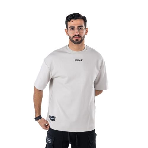 beige T-shirt Oversize