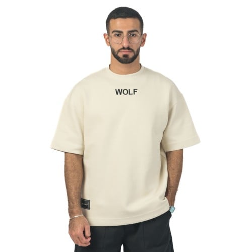 beige T-shirt Oversize