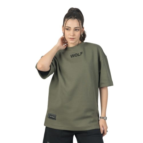 dark green T-shirt Oversize