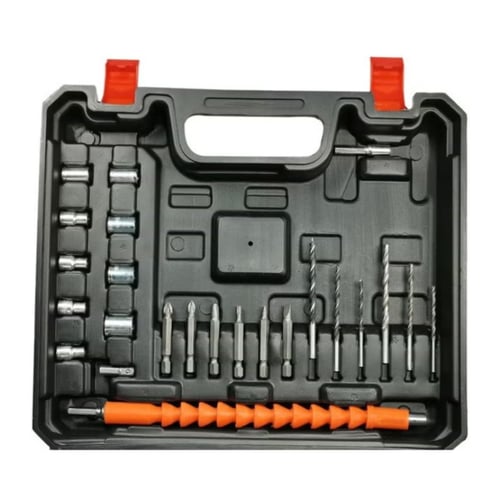 دريل بطارية 21 فولت مع حبوب واكسسوارات - روكسون