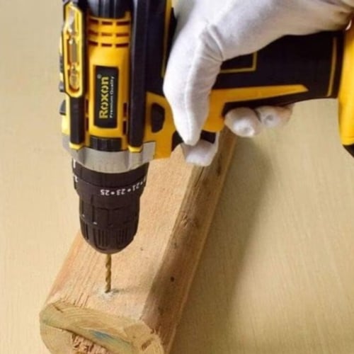 دريل بطارية 21 فولت مع حبوب واكسسوارات - روكسون