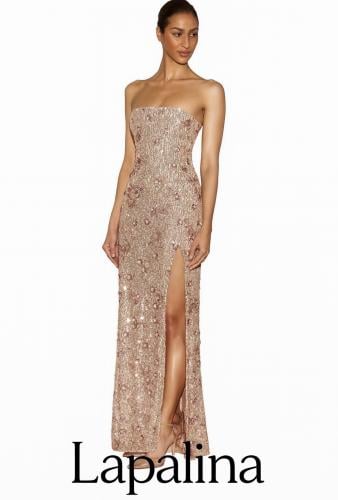 فستان سهرة مستورد ، فستان سولينّا – فستان سهرة ذيل...