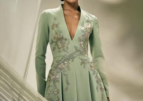 فستان تفصيل حسب اللون والمقاس