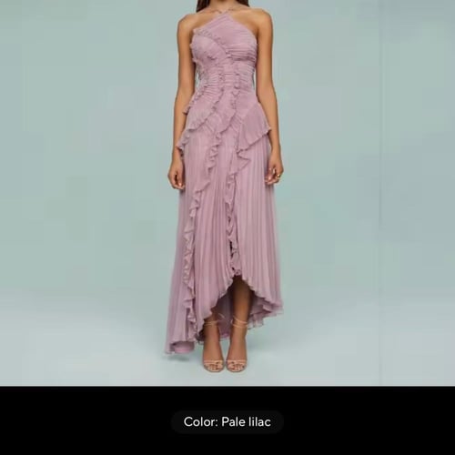 فستان شيفون سباكتي