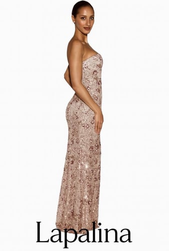 فستان سهرة مستورد ، فستان سولينّا – فستان سهرة ذيل...