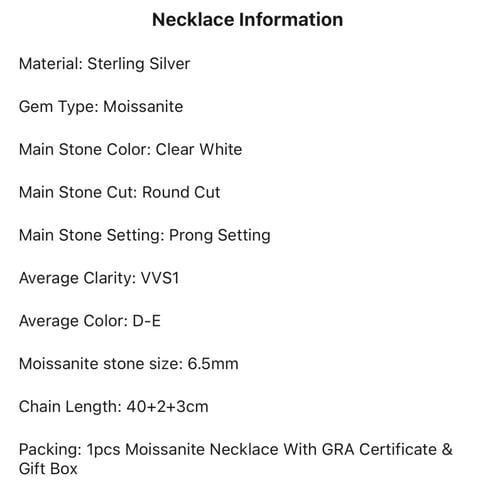 سلسال من الفضه الخالص و مطلي ذهب أبيض مع ألماسة ال...