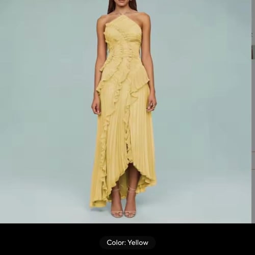 فستان شيفون سباكتي