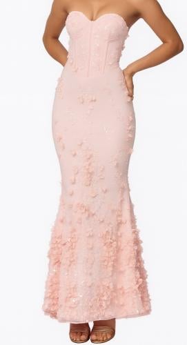 فستان سهرة مستورد ، فستان ماريا فستان سهرة كورسيه...