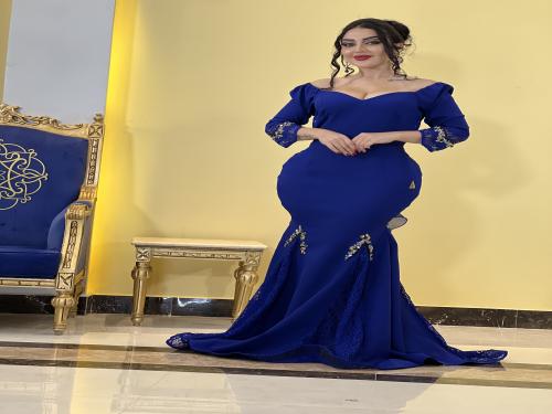 فستان ازرق غامق (ليا٤)