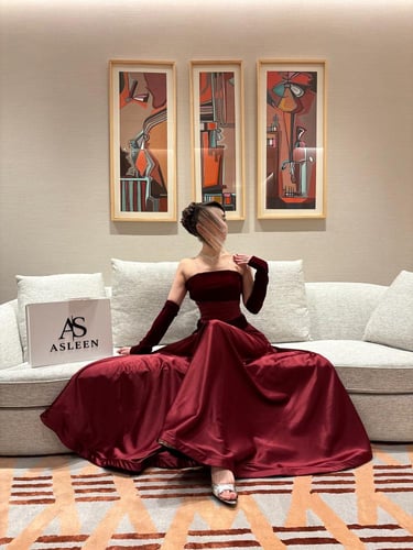 فستان اسلين 1054