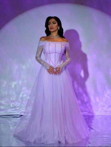 فستان لافندر الملكي