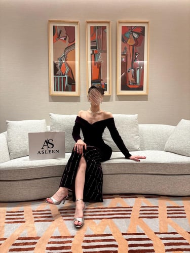 فستان اسلين 1058