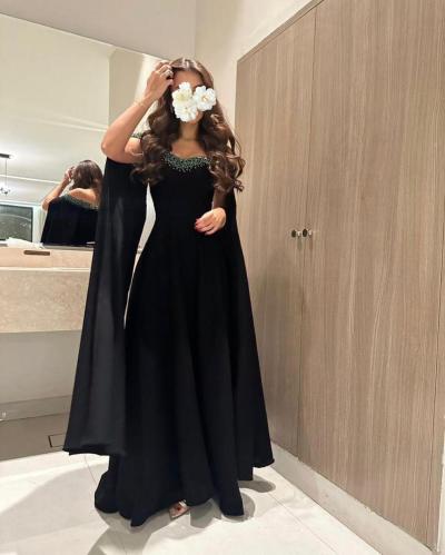 فستان انيق تطريز يدوي