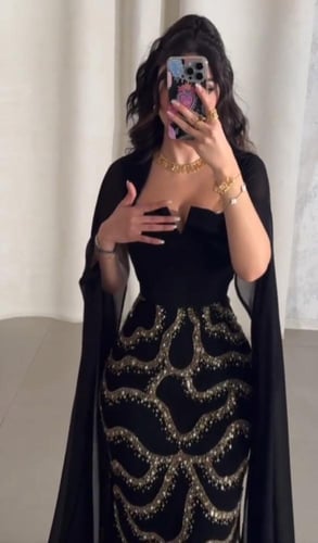 فستان وهج الاسود