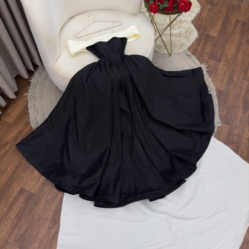 فستان سهرة انيق اسود