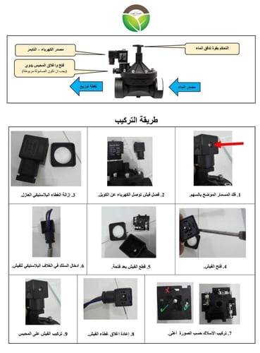 محبس كهربائي 2 بوصة 24AC