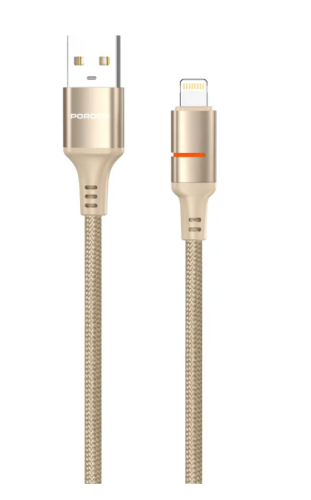 كابل إضاءة LED من نوع Porodo USB-A إلى USB-C/Light...
