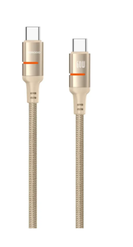كابل إضاءة LED من نوع Porodo USB-C إلى USB-C