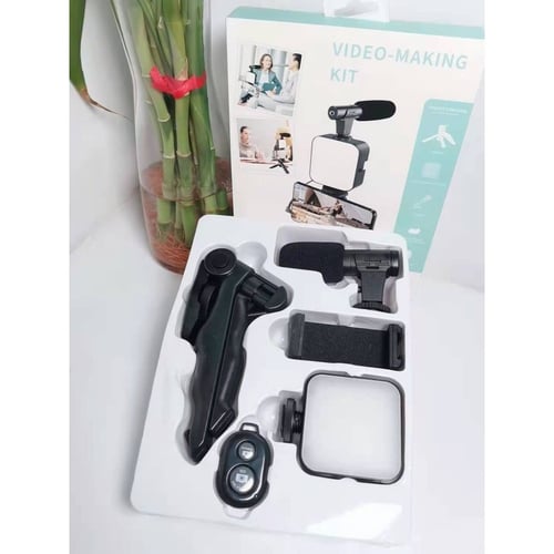 فيديو ميكنج استاند موبايل متحرك + رينج اضائة + ماي...