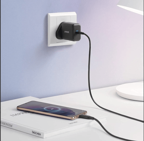 انكر - شاحن جداري بمنفذ pd شحن سريع قوه 30W
