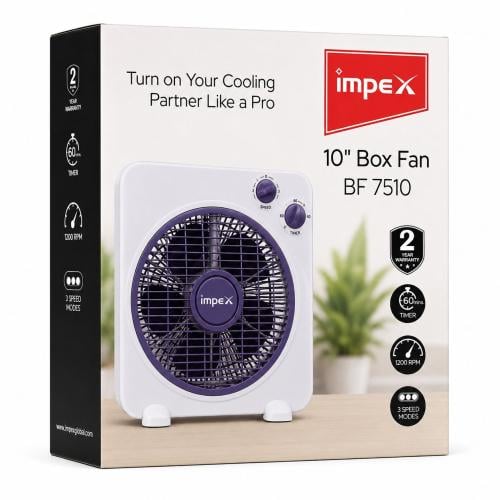 مروحة بوكس Impex 10 إنش – موديل BF7510