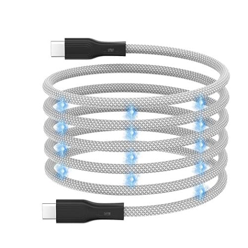 كيبل شاحن مغناطيسي USB C الى USB C