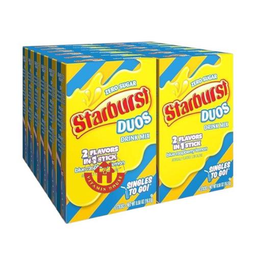 Tuz flavor, blue and lemon - 12 boxes - Starburst