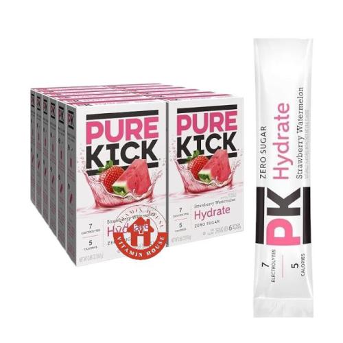 Strawberry flavor - 12 boxes - Pure Kick