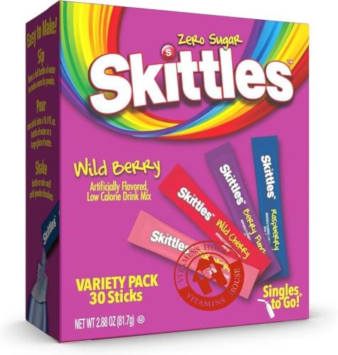 Mixed flavors Skittles purple 1 large box Skittles
