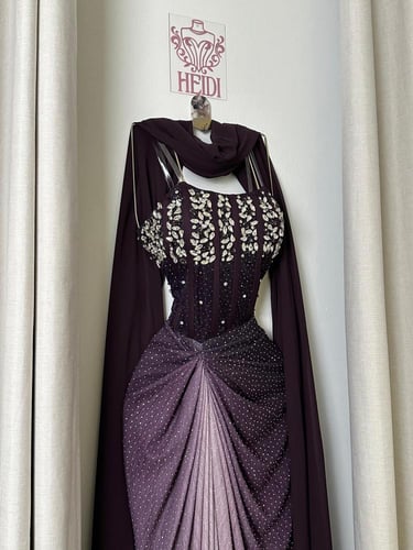 فستان ارجوان