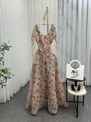 فستان سهره كلفه على تل