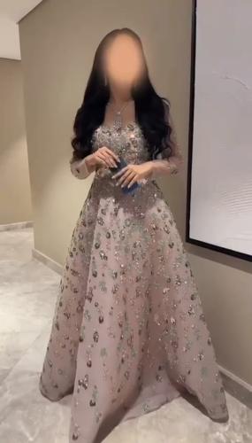 فستان سهره كلفه على تل