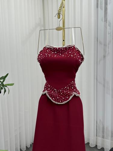 فستان سهره تطريز لولو