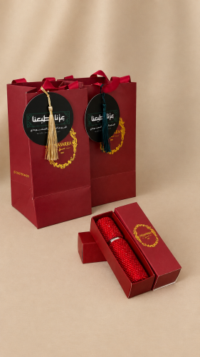 توزيعة عطر مسك لليوم الوطني - احمر
