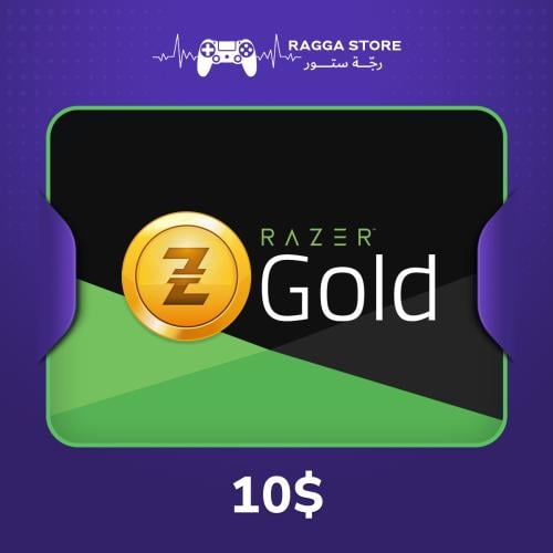 بطاقة شحن رازر جولد 10 دولار (Razer Gold Global) ت...