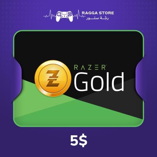 بطاقة شحن رازر جولد 5 دولار (Razer Gold Global) تس...