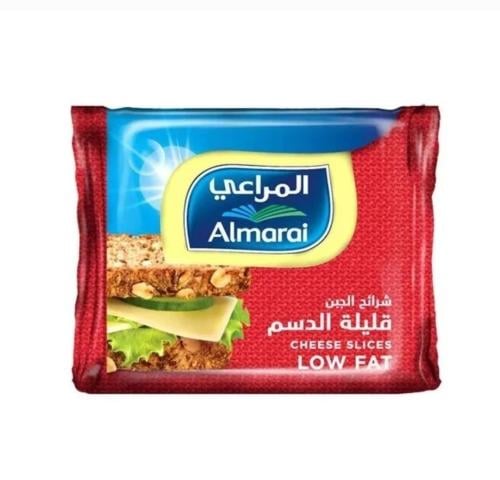 جبنة شرائح قليلة الدسم المراعي 10 قطع