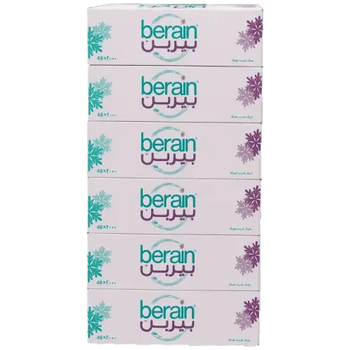 عدد 6 كراتين مياه بيرين 330 مل - 40 زجاجة-عبوة-عرو...