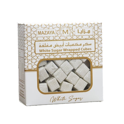 دعزاز سكر مكعبات أبيض مغلفة 100 حبة