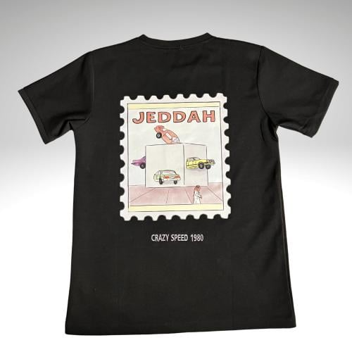 Crazy speed T-shirt in black