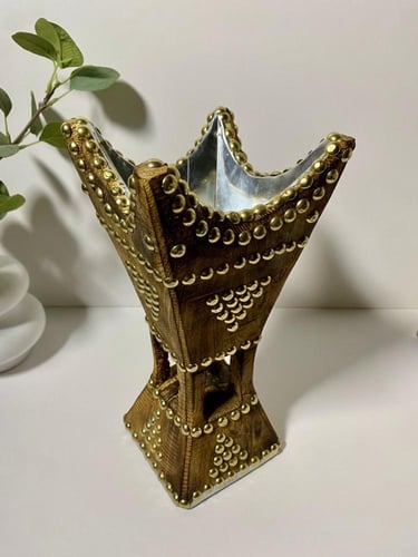 مبخرة حائلية فاخرة من شجرة الأثل مقاس ٢