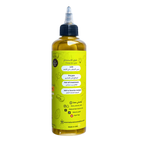 زيت نور المغذي المحفز لنمو الشعر Noor Pure Blend H...