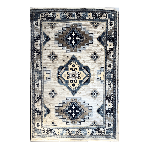 سجاد بوهيمي - أزرق - بعددة مقاسات