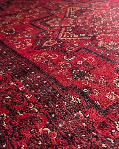 سجاد أفغاني كابول أحمر – سجاد أحمر شرقي للمجالس بط...