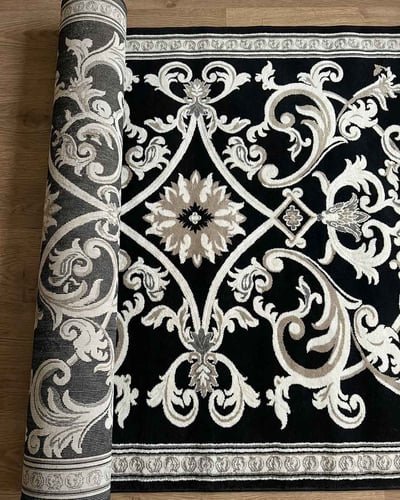 سجاد فيكتوريا أسود كلاسيك – سجاد فرنسي بطابع سجاد...