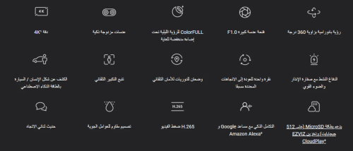 | كاميرا مراقبة خارجية رؤية بانورامية 360ْ تتبع تل...